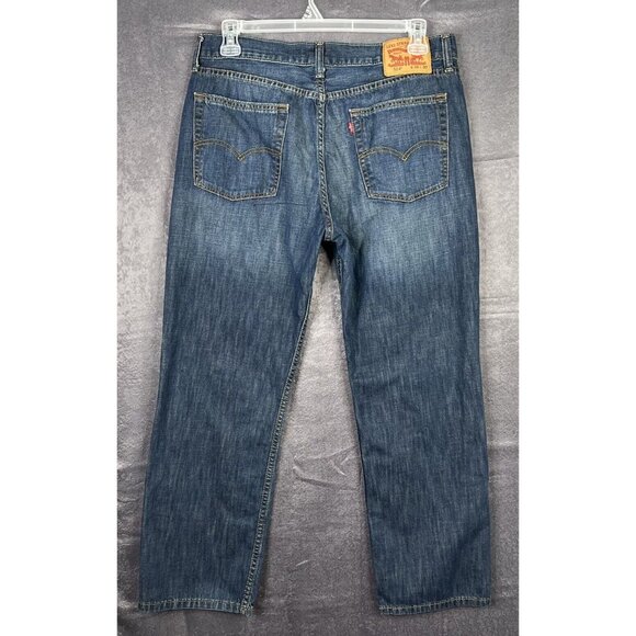 Mens 514 Levi Jeans Cotton Straight Leg Relaxed Fit 36x30 Actual 34Wx30L - Picture 1 of 8